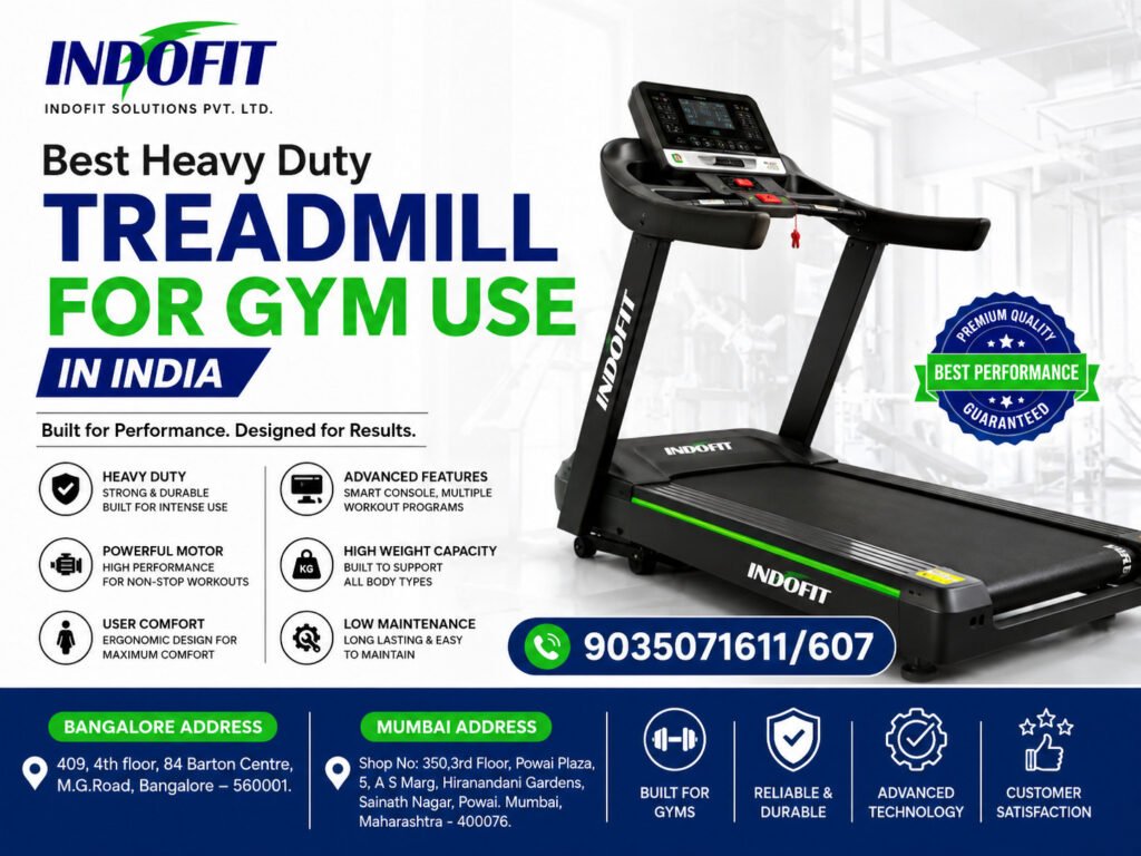 heavy-duty treadmill for gym