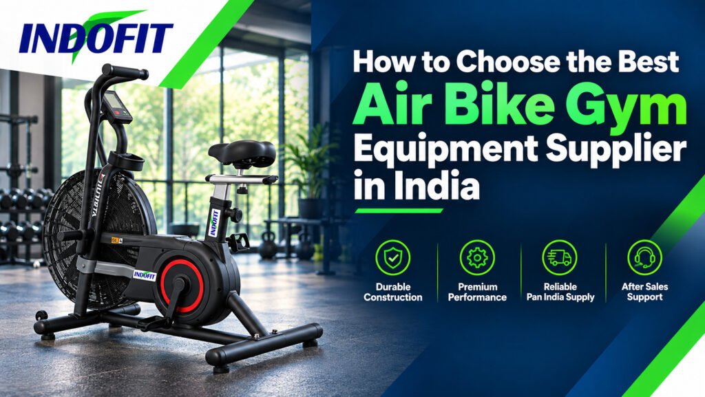 Air bike gym equipment from a supplier in India